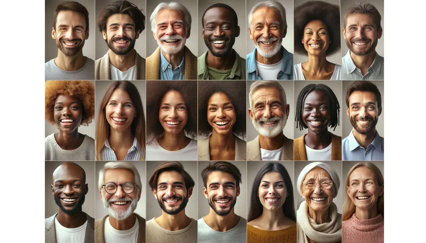 Porträts Menschen Einklang Leben Zufriedenheit Balance