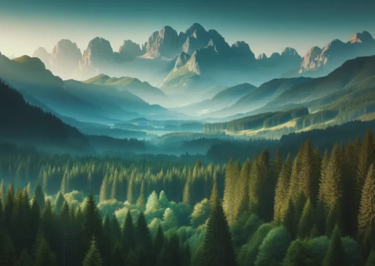 Faszinierende Naturlandschaft für ein Leben in der Natur mit Ruhe und Freiheit