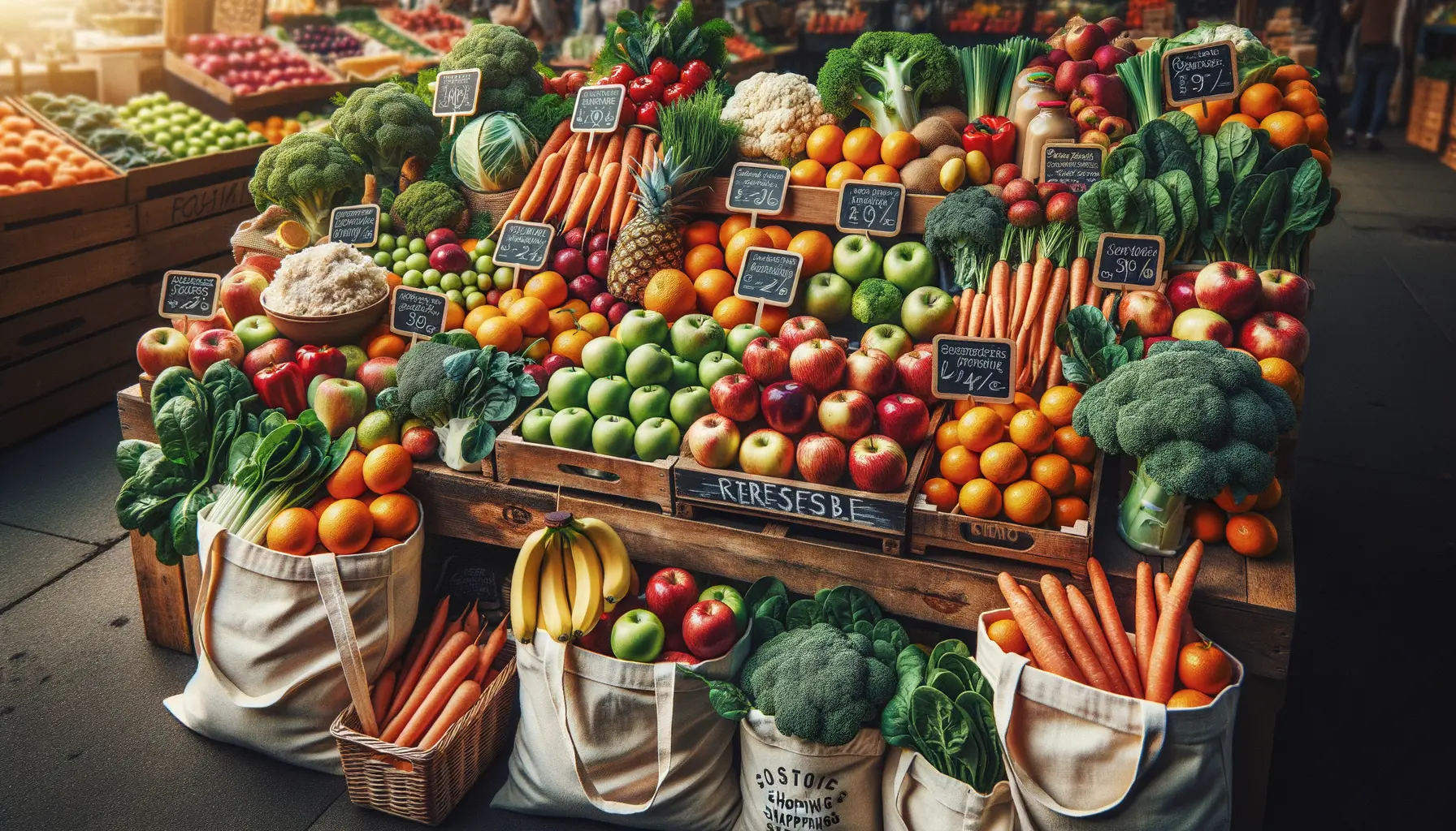 Nachhaltiger Alltag durch bewussten Einkauf von regionalen und saisonalen Lebensmitteln