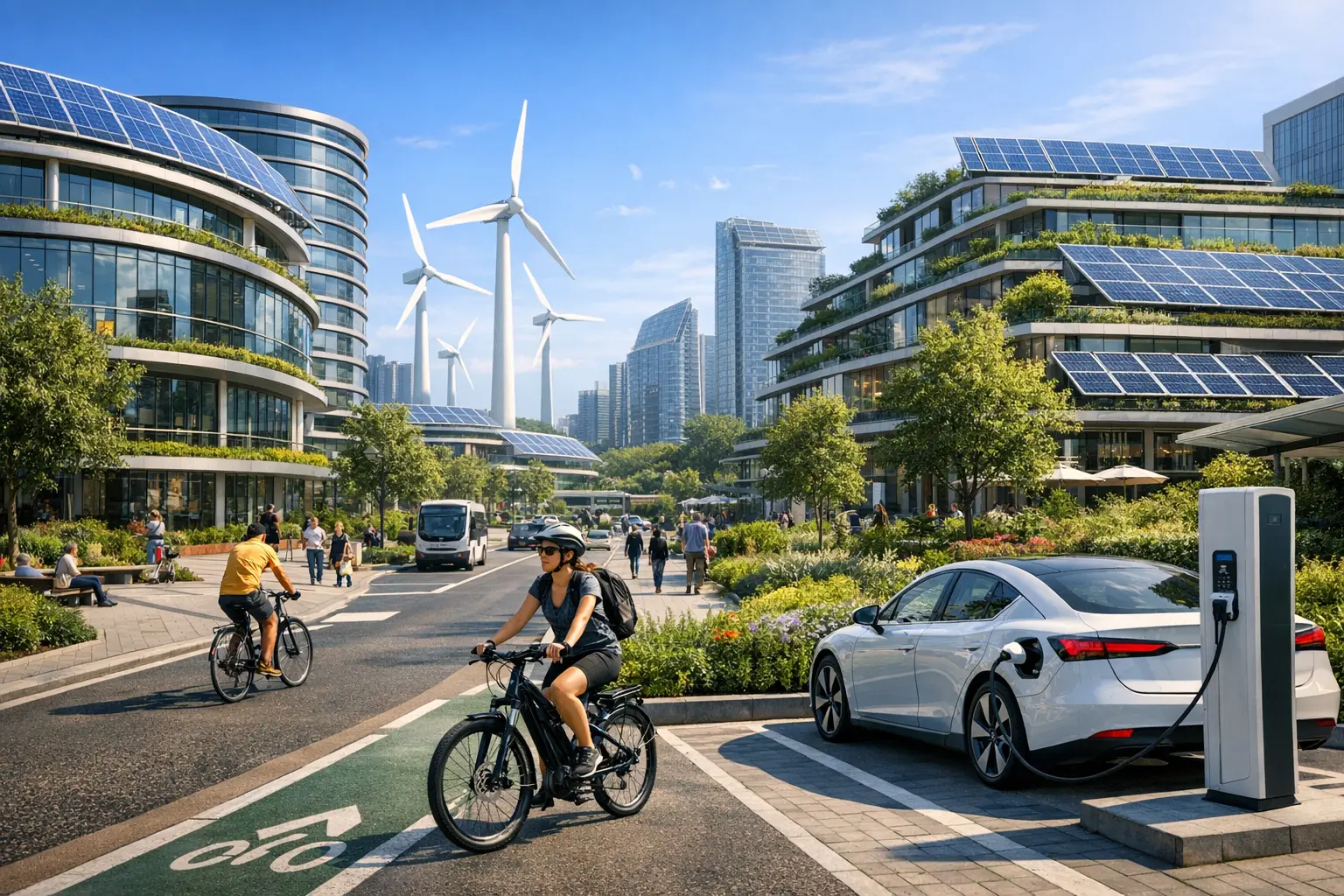 Erneuerbare Energien und nachhaltige Technologien in der praktischen Anwendung